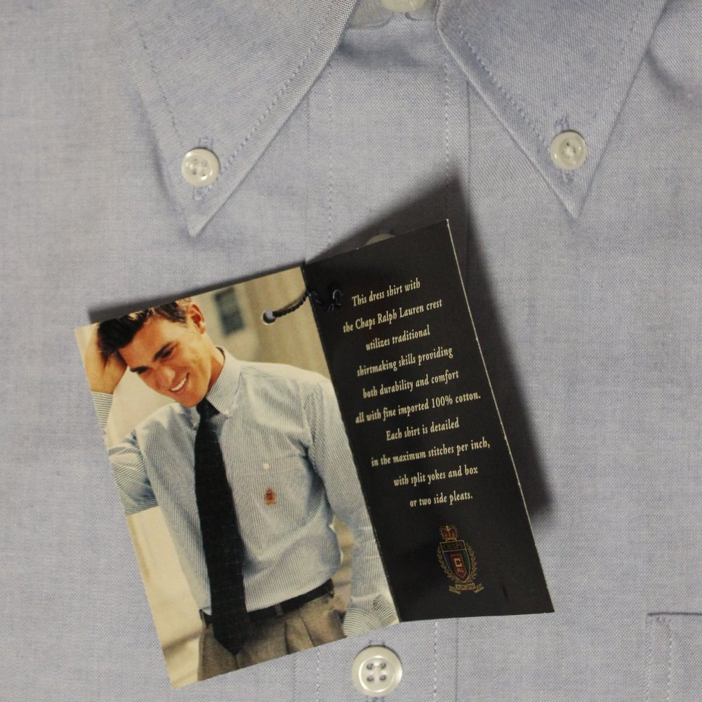 Chaps Ralph Lauren Crest Men's Long Sleeves Dress Shirt